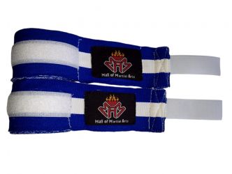 Nylon Boxing Hand Wraps 65% polyester 35% cotton high quality three color with 1” Velcro closer.